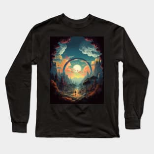 River of Space and times Long Sleeve T-Shirt